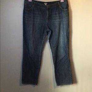 Women’s bootcut jeans size 18